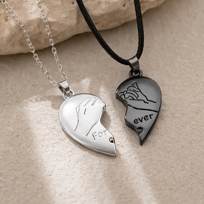 Magnetic Heart Necklaces - Forever Love Necklaces Perfect Gift for Couples and Family