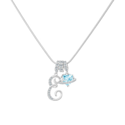 GANIA Art-Designed Personalized Name Letter Necklace, Free of Allergenic Ingredients, with Adjustable Size. It Is an Excellent Valentine'S Day Gift for Women and Girls.
