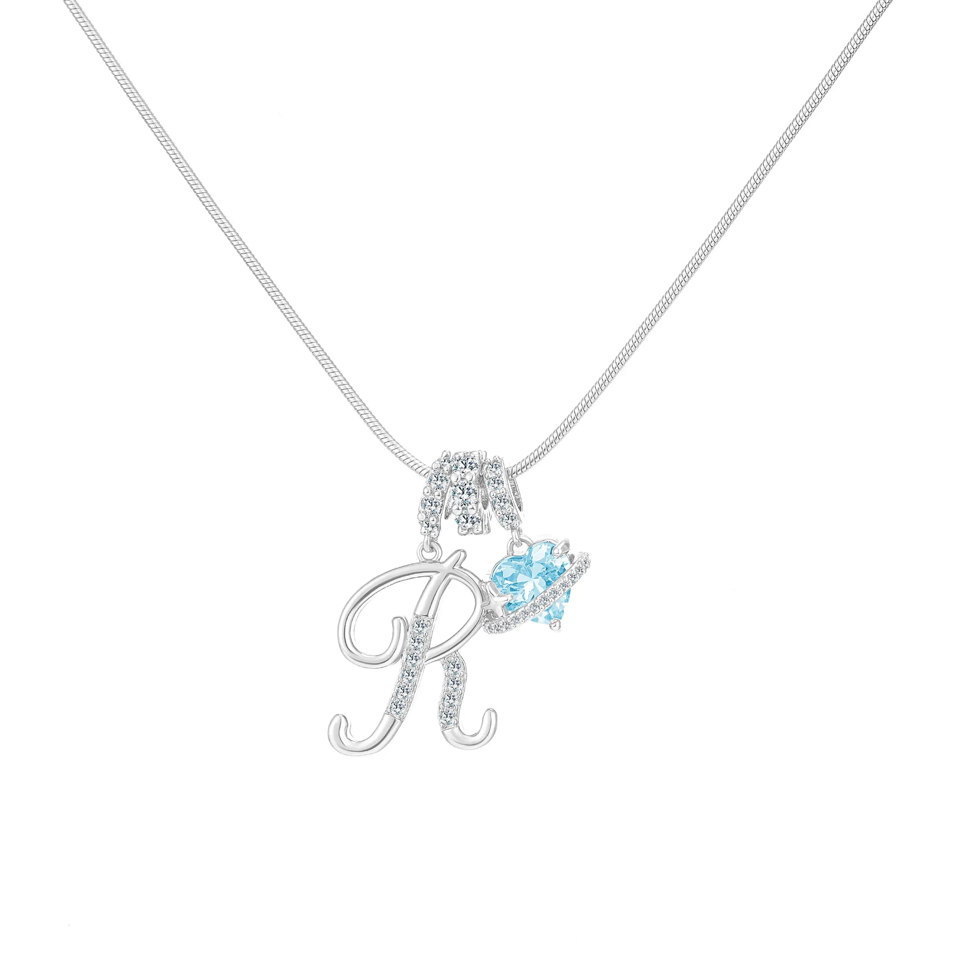 GANIA Art-Designed Personalized Name Letter Necklace, Free of Allergenic Ingredients, with Adjustable Size. It Is an Excellent Valentine'S Day Gift for Women and Girls.
