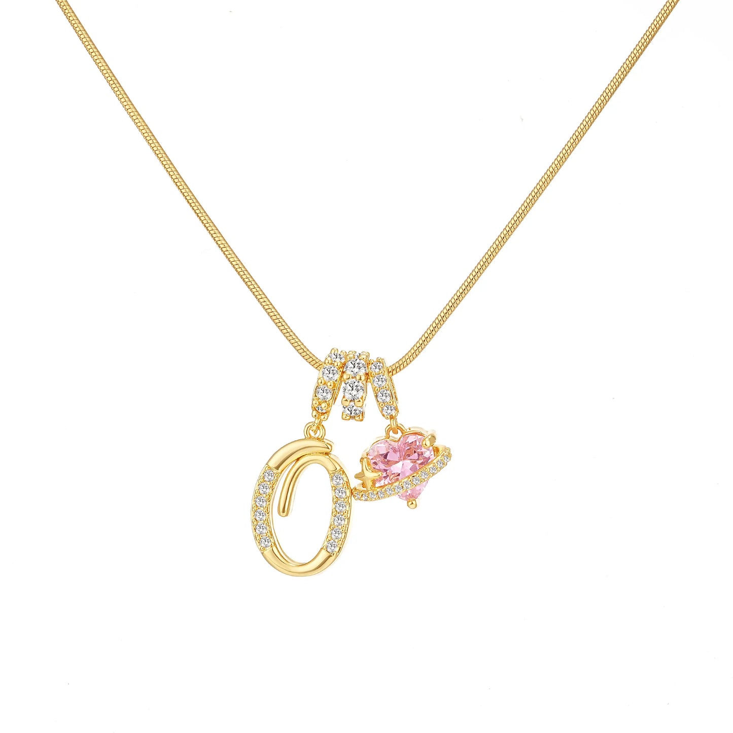 GANIA Art-Designed Personalized Name Letter Necklace, Free of Allergenic Ingredients, with Adjustable Size. It Is an Excellent Valentine'S Day Gift for Women and Girls.