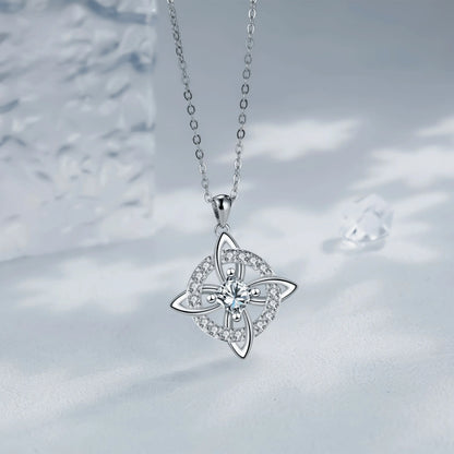 DRINSPER Witches Knot Cubic Zirconia Necklace Hecate Goddess of Witches with Celtic Knot Design Necklace Goddess Jewlery Collar De Amuleto De Proteción Pendientes Copper with Aritificial Gemstone Cubic Zirconia Fashion Jewelry Accessories Gift for Women