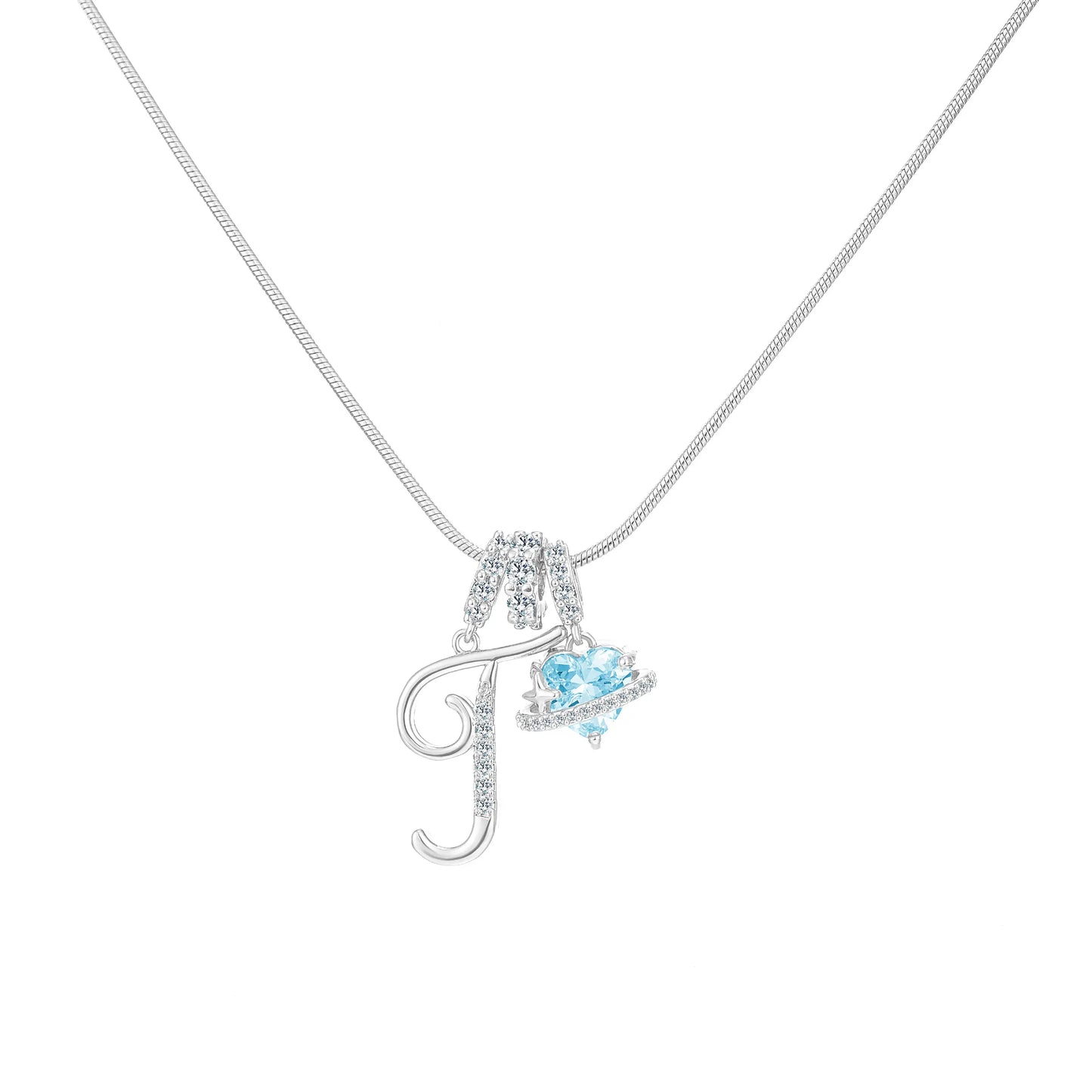 GANIA Art-Designed Personalized Name Letter Necklace, Free of Allergenic Ingredients, with Adjustable Size. It Is an Excellent Valentine'S Day Gift for Women and Girls.
