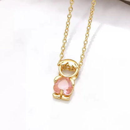 Summervibes 18K Mom & Kids Birthstone Detachable Necklace,A Mother’S Love, Always with You,Gift for Women