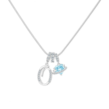 GANIA Art-Designed Personalized Name Letter Necklace, Free of Allergenic Ingredients, with Adjustable Size. It Is an Excellent Valentine'S Day Gift for Women and Girls.