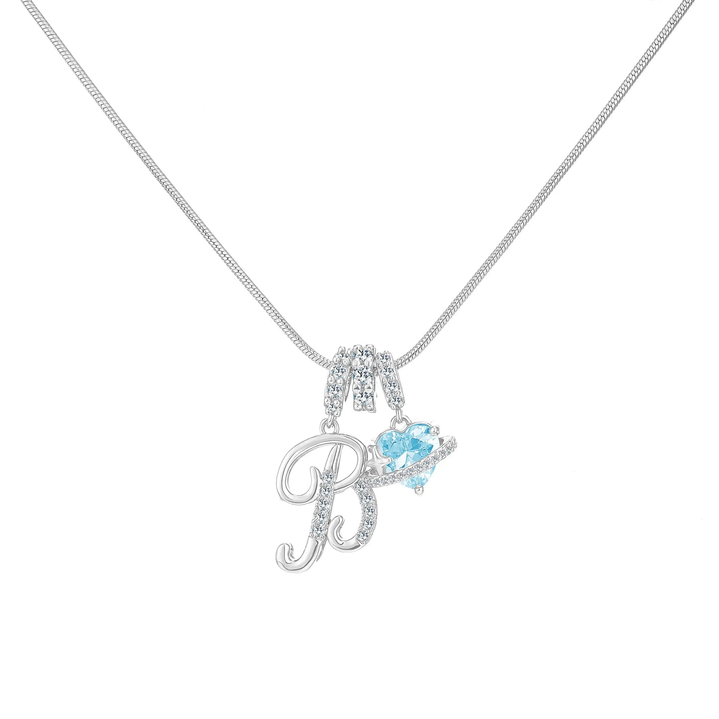 GANIA Art-Designed Personalized Name Letter Necklace, Free of Allergenic Ingredients, with Adjustable Size. It Is an Excellent Valentine'S Day Gift for Women and Girls.