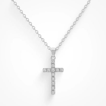 EVRY JEWELS Gold or Silver Plated Stainless Steel Women'S Hypoallergenic Cross Necklaces