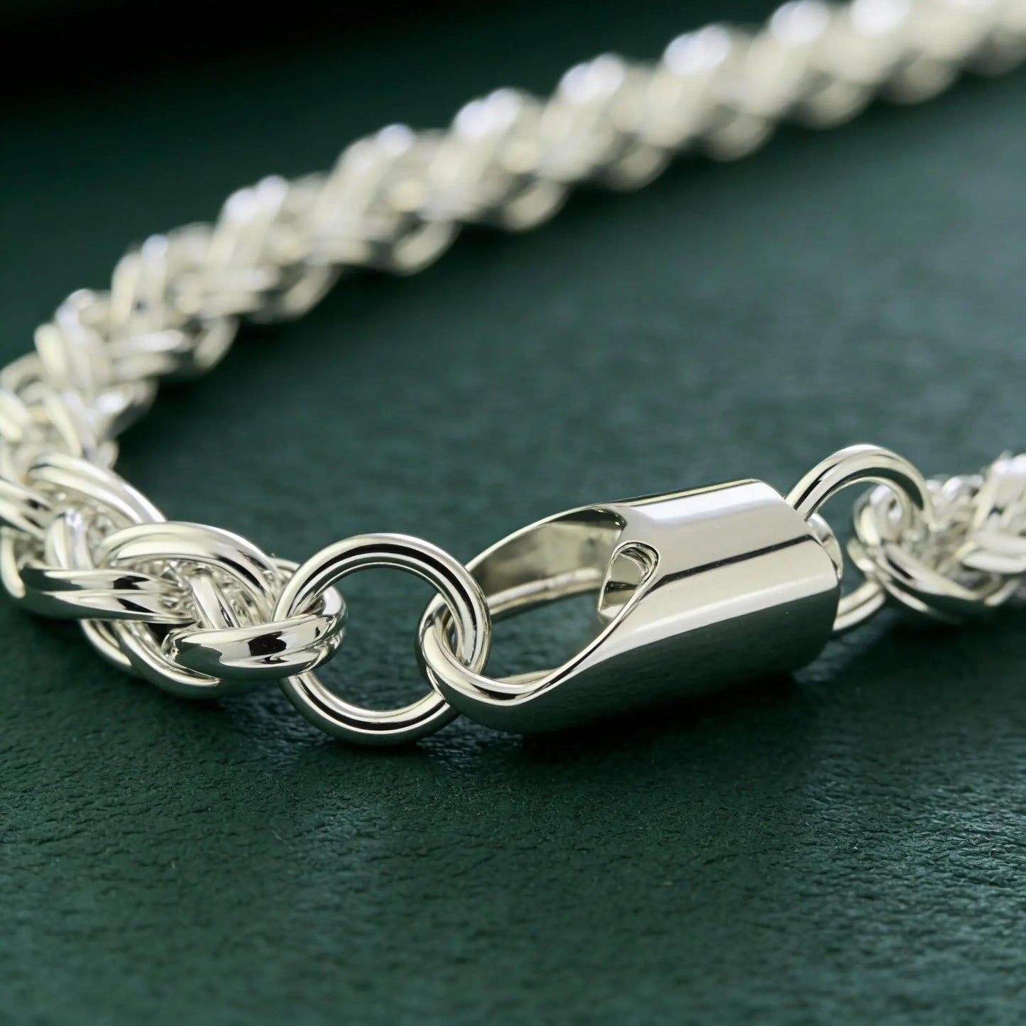 Premium 925 Sterling Silver Plated Wheat Chain Necklace, Hand Polished Braided Spiga Link Chain, Hypoallergenic Durable Everyday Jewelry for Men Women, 18/20/22/24 Inch, Birthday Christmas Anniversary Valentine'S Day Gift for Him Her