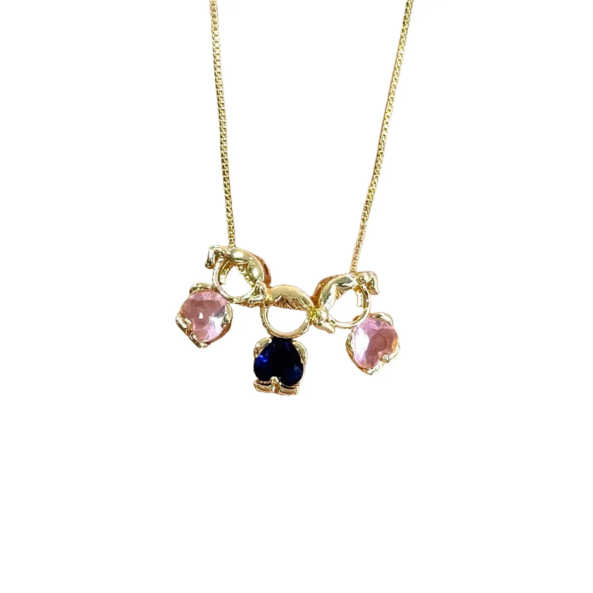 Summervibes 18K Mom & Kids Birthstone Detachable Necklace,A Mother’S Love, Always with You,Gift for Women