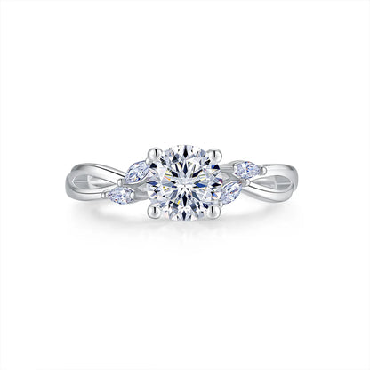 CICIKALEO 1-2CT 81-Facet Cut Moissanite Ring for Women D VVS1 Lab-Created Hypoallergenic Wedding Engagement Anniversary Gift Fine Jewelry Formerly CICI GEMS #Summervibes