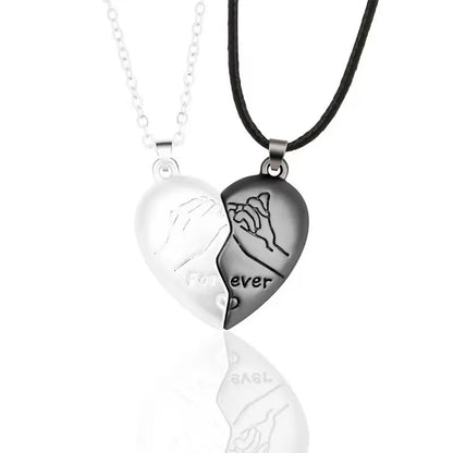 Magnetic Heart Necklaces - Forever Love Necklaces Perfect Gift for Couples and Family