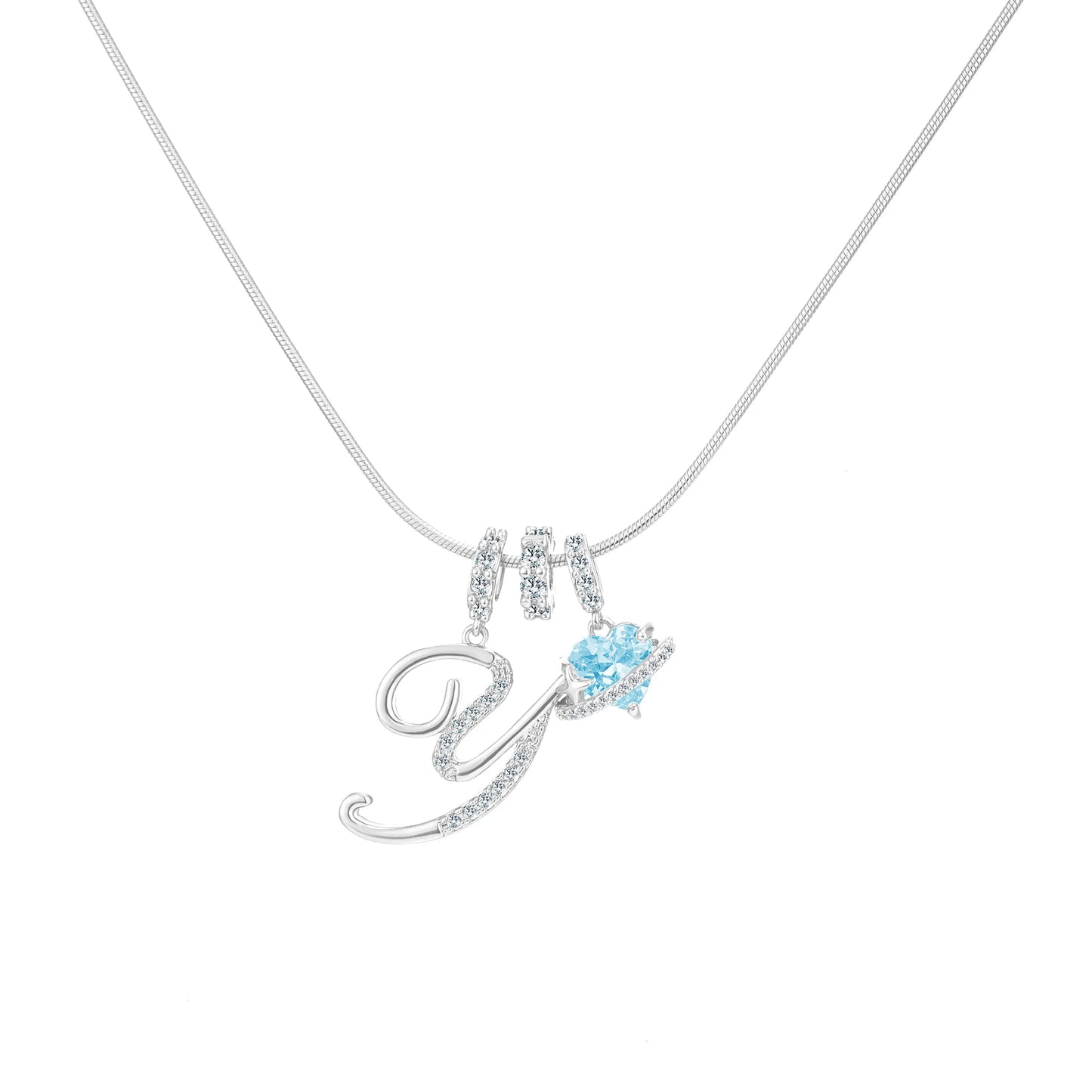 GANIA Art-Designed Personalized Name Letter Necklace, Free of Allergenic Ingredients, with Adjustable Size. It Is an Excellent Valentine'S Day Gift for Women and Girls.