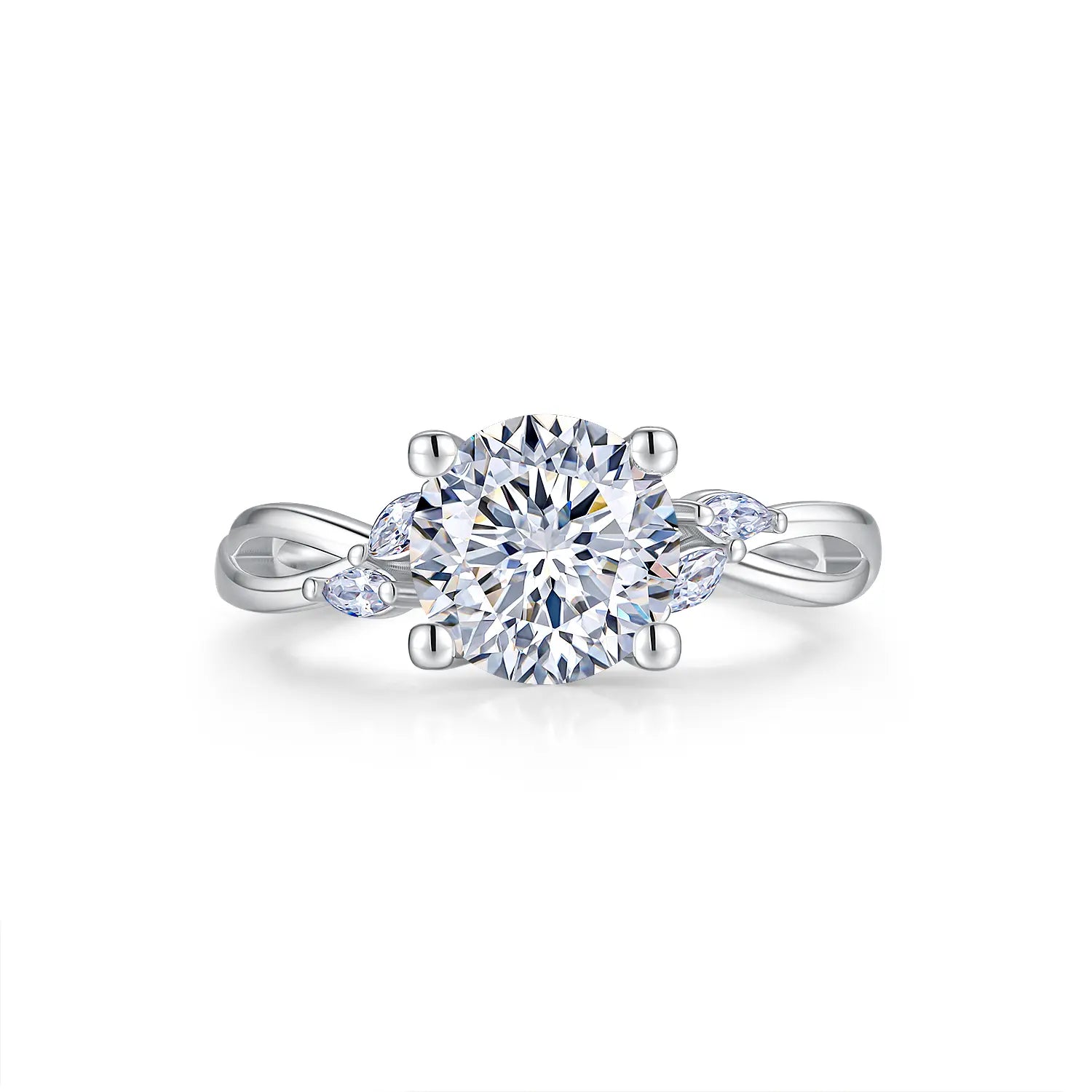 CICIKALEO 1-2CT 81-Facet Cut Moissanite Ring for Women D VVS1 Lab-Created Hypoallergenic Wedding Engagement Anniversary Gift Fine Jewelry Formerly CICI GEMS #Summervibes