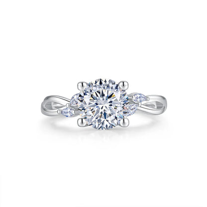 CICIKALEO 1-2CT 81-Facet Cut Moissanite Ring for Women D VVS1 Lab-Created Hypoallergenic Wedding Engagement Anniversary Gift Fine Jewelry Formerly CICI GEMS #Summervibes