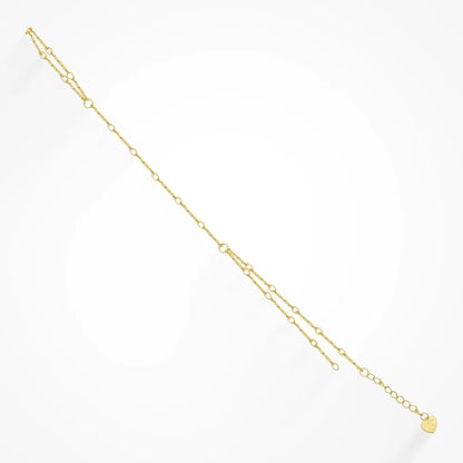 EVRY JEWELS Gold or Silver Plated Women'S Hypoallergenic Bar Hand Chain
