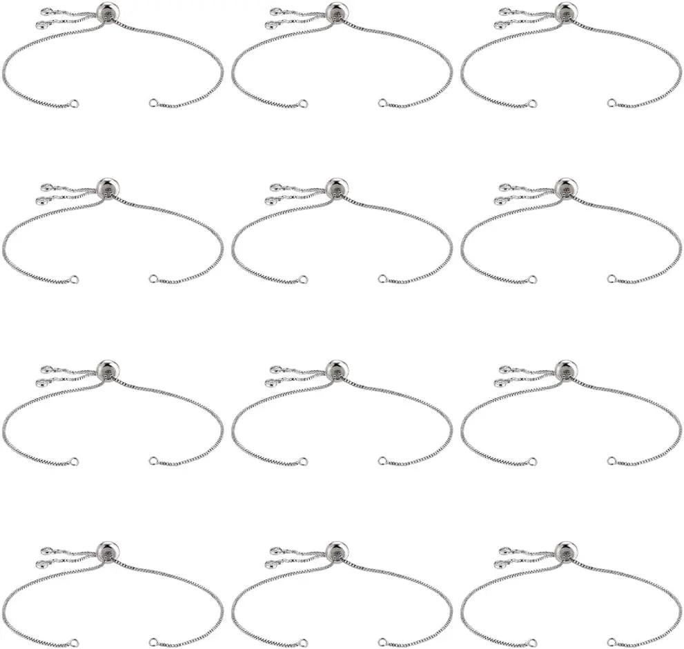 12 PCS High-quality BRACELET SLIDER CHAIN