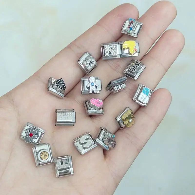 100PCS Handmade Metal Charm Bracelet Link - Jewelry 4 you