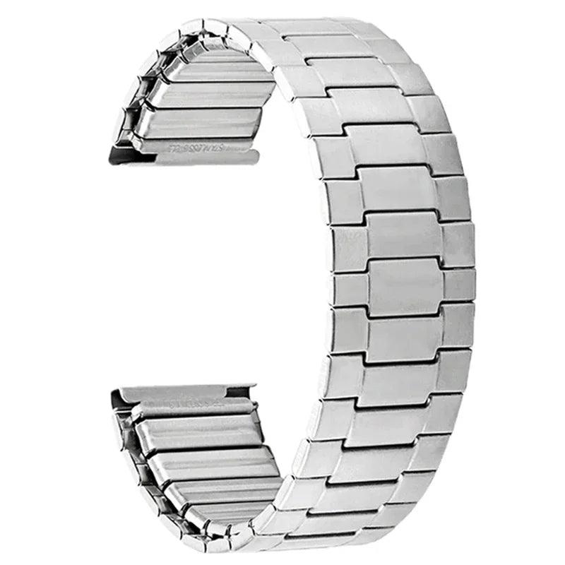 22mm Elastic Stainless Steel Watch Strap for Seiko, Huawei, Omega - Jewelry 4 you