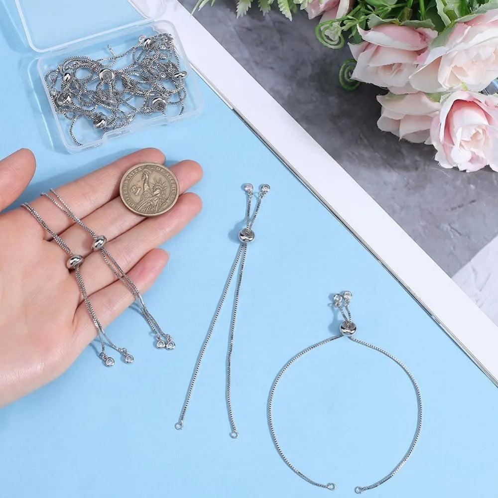 12 PCS High-quality BRACELET SLIDER CHAIN