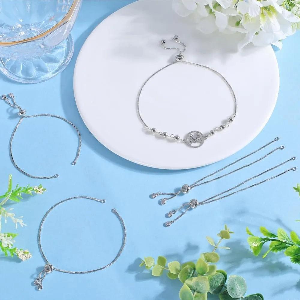 12 PCS High-quality BRACELET SLIDER CHAIN