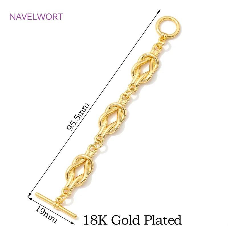 18K Gold Plated OT Toggle Clasps