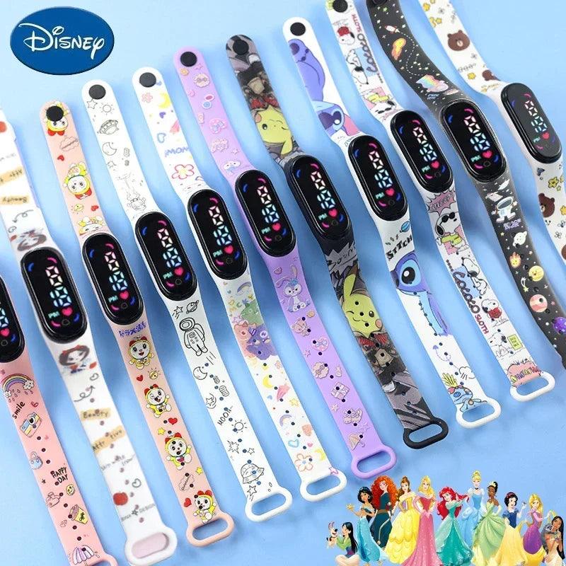 Disney Frozen & Mickey Spiderman LED Bracelet Watches for Kids - Jewelry 4 you