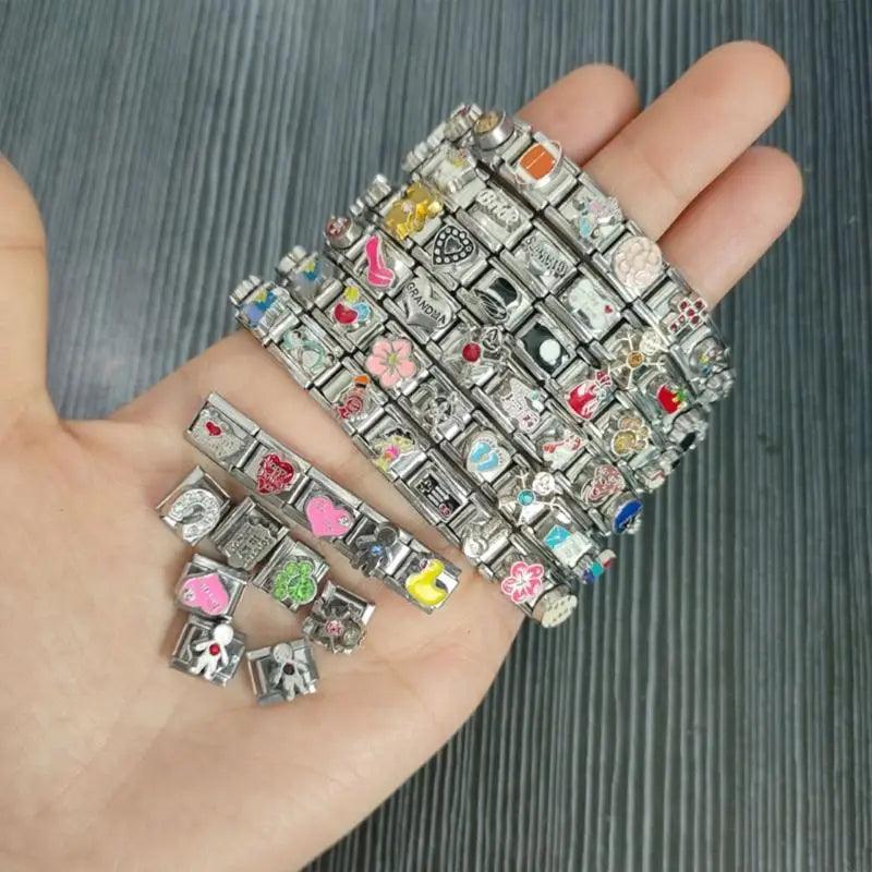 100PCS Handmade Metal Charm Bracelet Link - Jewelry 4 you