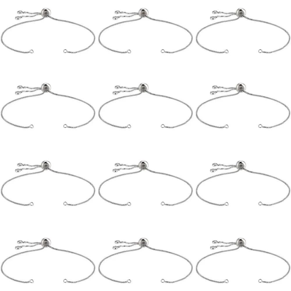 12 PCS High-quality BRACELET SLIDER CHAIN