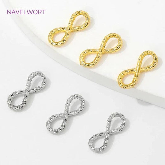 18K Gold Plated 8-Shape Bracelet Connectors for DIY Jewelry - Jewelry 4 you