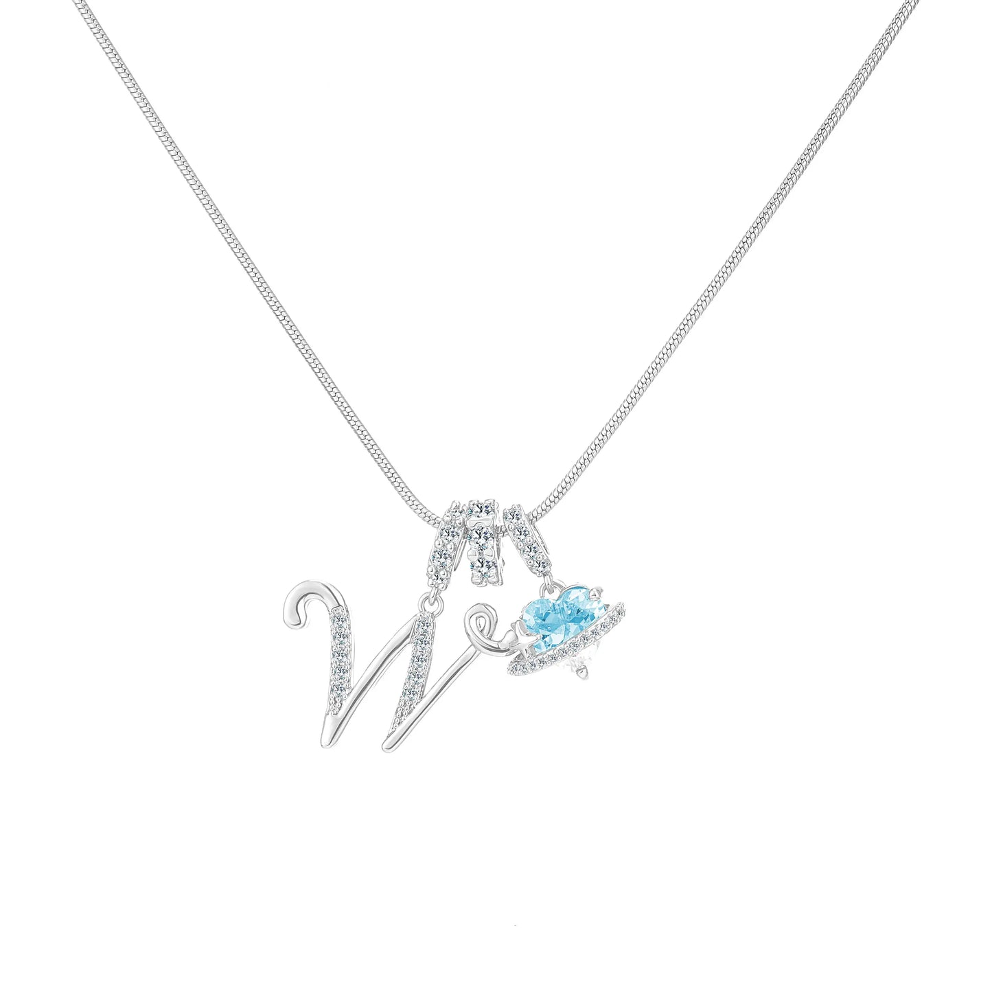 GANIA Art-Designed Personalized Name Letter Necklace, Free of Allergenic Ingredients, with Adjustable Size. It Is an Excellent Valentine'S Day Gift for Women and Girls.