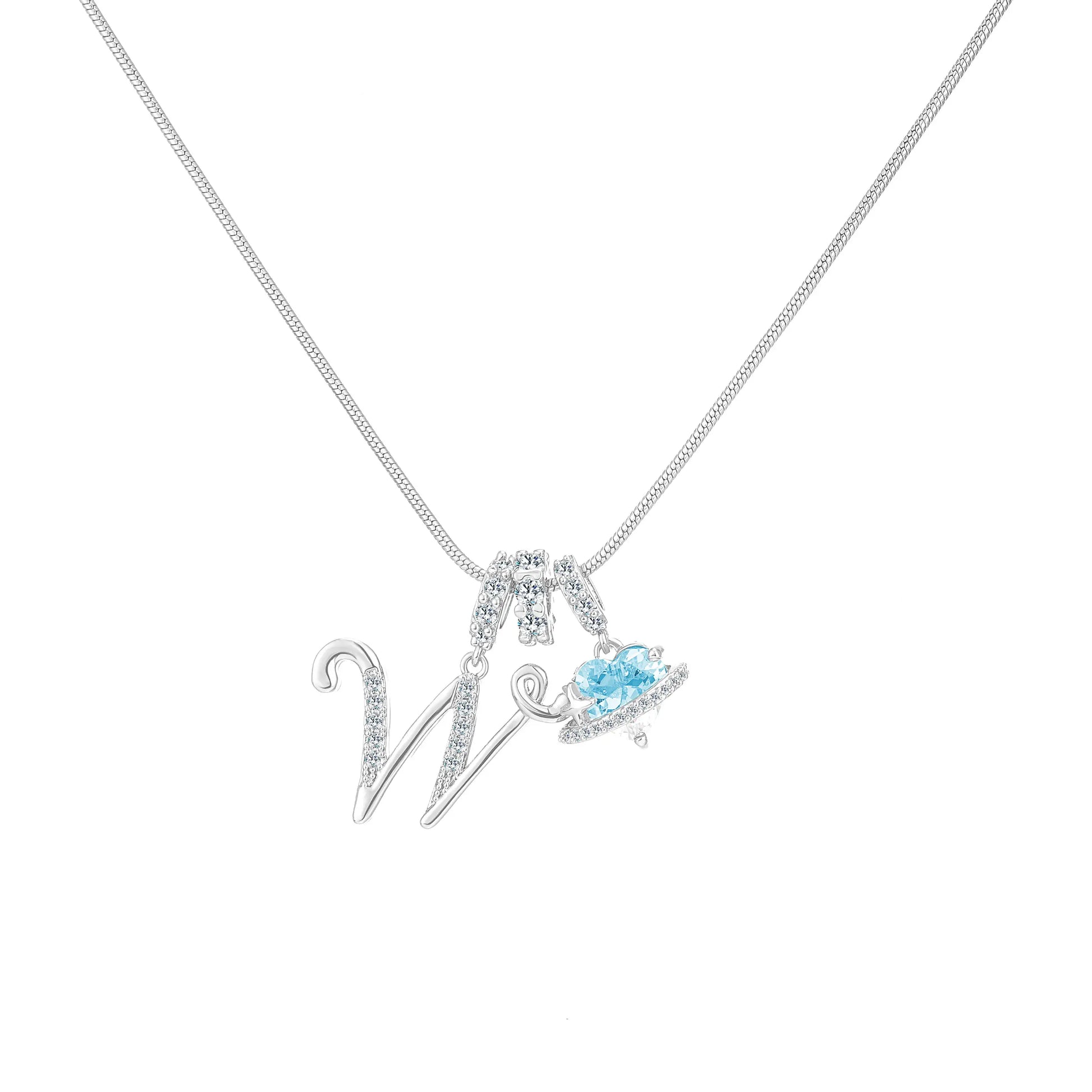 GANIA Art-Designed Personalized Name Letter Necklace, Free of Allergenic Ingredients, with Adjustable Size. It Is an Excellent Valentine'S Day Gift for Women and Girls.