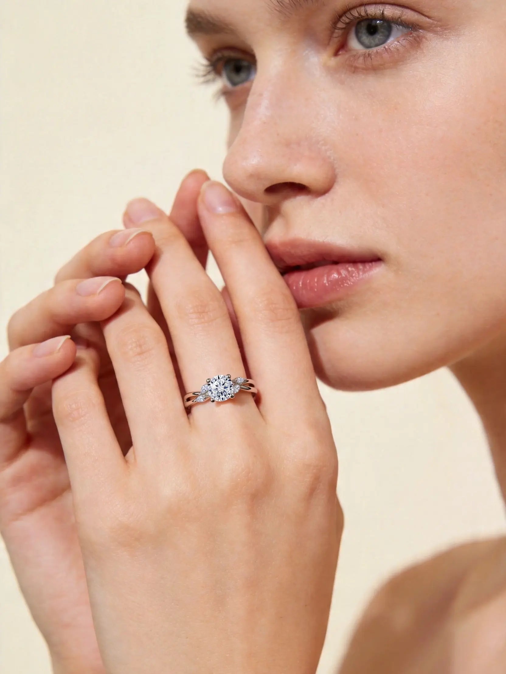 CICIKALEO 1-2CT 81-Facet Cut Moissanite Ring for Women D VVS1 Lab-Created Hypoallergenic Wedding Engagement Anniversary Gift Fine Jewelry Formerly CICI GEMS #Summervibes